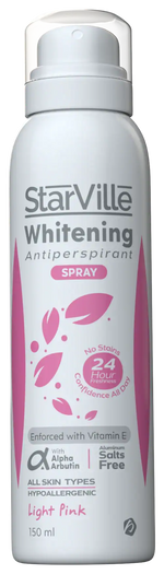 Starville Whitening Antiperspirants Spray Light Pink 150 ml